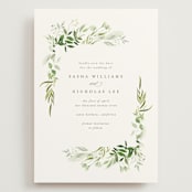 "Verdure" - Save the Dates in Garden by Leah Bisch - Front