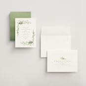 "Verdure" - Save the Dates in Garden by Leah Bisch - Assembled