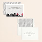 "Big City - San Francisco" - Save the Dates in Light Taupe by Hooray Creative - Assembled