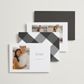 "Just Love" - Save the Dates in Cotton by Kasia Labocki - Back of Card Options