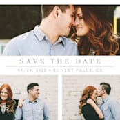 "The Simple Things" - Save the Dates in Cement by Giselle Zimmerman - Detail