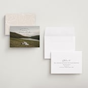 "Arched Type" - Save the Dates in Onyx by Erica Krystek - Assembled