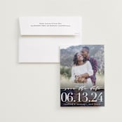 "Geo Lovely" - Save the Dates in Onyx by heythird - Save the Date with Envelope