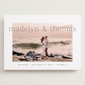 "Up Top" - Save the Dates in Noir by Kimberly FitzSimons - Front