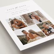"Lovely Date" - Save the Dates in Linen by Carolyn MacLaren - Detail