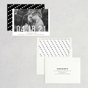 "Date Check" - Save the Dates in Noir by Up Up Creative - Assembled