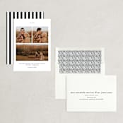 "Simple Bliss" - Save the Dates in Slate by That Girl Press - Assembled