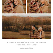 "Simple Bliss" - Save the Dates in Slate by That Girl Press - Detail