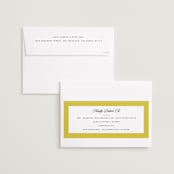 "Mille-feuille" - Save the Dates in Citron by Blustery August - FREE Recipient Addressing
