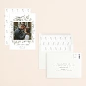 "Lovely Bloom" - Save the Dates in Rust by Cole Dawn Peachey - Assembled