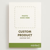 "Portrait" - Save the Dates in Charcoal by Minted - Front