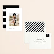 "Modern Mood" - Save the Dates in Snow by Susan Brown - Assembled