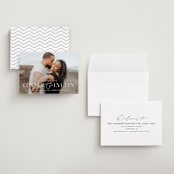 "Simple name" - Save the Dates in Pearl by Brooke Chandler - Assembled