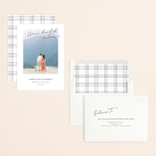 "We've Decided" - Save the Dates in Charcoal by Paper Raven Co. - Assembled