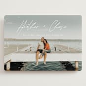 "Hitched" - Save the Dates in Snow by That Girl Press - Front