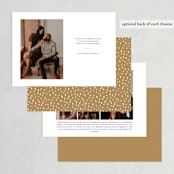 "Skyline - Washington DC" - Save the Dates in Gold Coast by Abby Munn - Back of Card Options