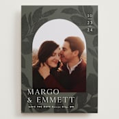 "Shade Garden" - Save the Dates in Moss by Laura Hankins - Front
