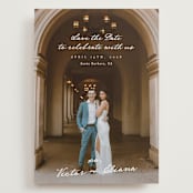 "Celebration XO" - Save the Dates in Ivory by Alethea and Ruth - Front