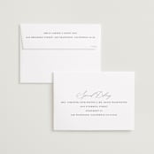 "Enchantment" - Save the Dates in Graphite by Snow and Ivy - FREE Recipient Addressing