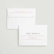 "modern classic" - Save the Dates in Noir by Corinne Malesic - FREE Recipient Addressing