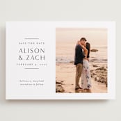 "Elegant Space" - Save the Dates in Sugar by Jessica Williams - Front