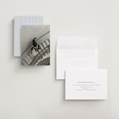 "In Line" - Save the Dates in Noir by Tamara Hilje - Assembled