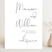 "A few words" - Save the Dates in Cotton by Susan Brown - Front