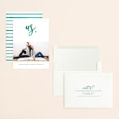 "Simply Us" - Save the Dates in Forest by Jessica Maslyn - Assembled
