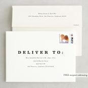 "Coupe" - Save the Dates in Ivory by Up Up Creative - FREE Recipient Addressing