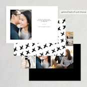 "Say I Do" - Save the Dates in Blanc by Paige Carrington - Back of Card Options