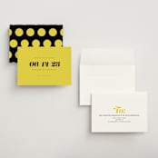 "Bold Simplicity" - Save the Dates in Mimosa by Laura Bolter - Assembled