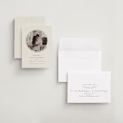 "Branched" - Save the Dates in Almond by Brianne Larsen - Assembled