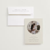 "Branched" - Save the Dates in Almond by Brianne Larsen - Save the Date with Envelope