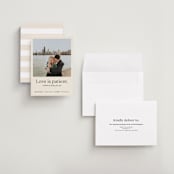 "Love is Patient" - Save the Dates in Champagne by Samantha Barkla - Assembled