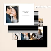 "The Adventure Begins" - Save the Dates in Milk by Kelly Schmidt - Back of Card Options