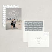 "Elegant Engagement" - Save the Dates in Marshmallow by Hooray Creative - Assembled