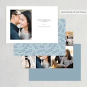 "Legato" - Save the Dates in Cloud by Hooray Creative - Back of Card Options