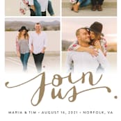 "Jotted" - Save the Dates in Golden by Ashley Hegarty - Detail