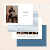 "Big City - Denver" - Save the Dates in Pale Blue by Hooray Creative - Back of Card Options
