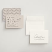 "Really Really Ready" - Save the Dates in Blush by Amy Payne - Assembled