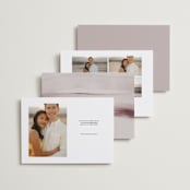 "Blush" - Save the Dates in Rose by Sumak Studio - Back of Card Options
