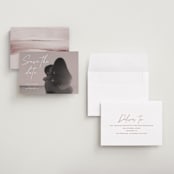 "Blush" - Save the Dates in Rose by Sumak Studio - Assembled