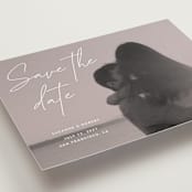 "Blush" - Save the Dates in Rose by Sumak Studio - Detail