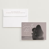 "Blush" - Save the Dates in Rose by Sumak Studio - Save the Date with Envelope