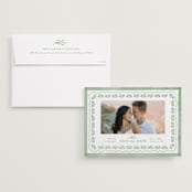 "Charming" - Save the Dates in Meadow by Melanie Kosuge - Save the Date with Envelope