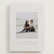 "Corner Stamp" - Save the Dates in Ash by Robert and Stella - Front