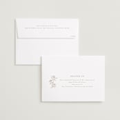 "Monogrammed" - Save the Dates in Taupe by Chris Griffith - FREE Recipient Addressing