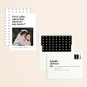 "The Perks" - Save the Dates in Midnight by Melissa Egan of Pistols - Assembled
