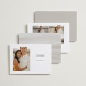 "Full Photo" - Save the Dates in Chiffon by Orasie - Back of Card Options