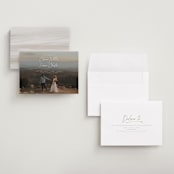 "Full Photo" - Save the Dates in Chiffon by Orasie - Assembled